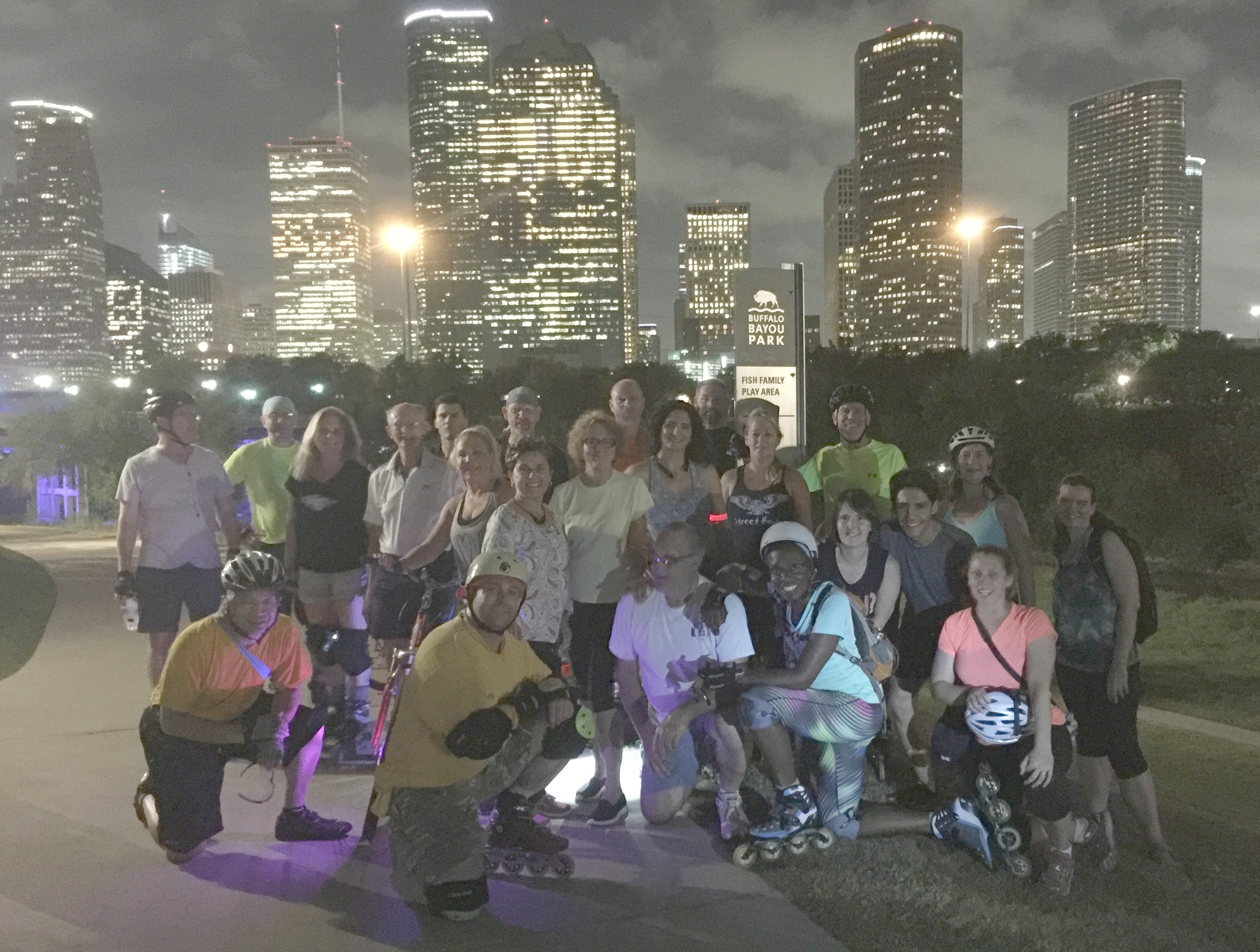 Half Skaters, Half Bikers. Great Group Nov 1, 2016